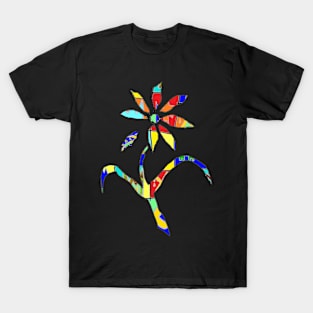 flowers 23 flower scribble art T-Shirt